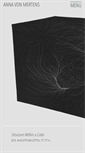 Mobile Screenshot of annavonmertens.com